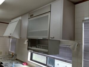 神奈川のキッチン取付け隊　電動昇降乾燥機の取替　施工前